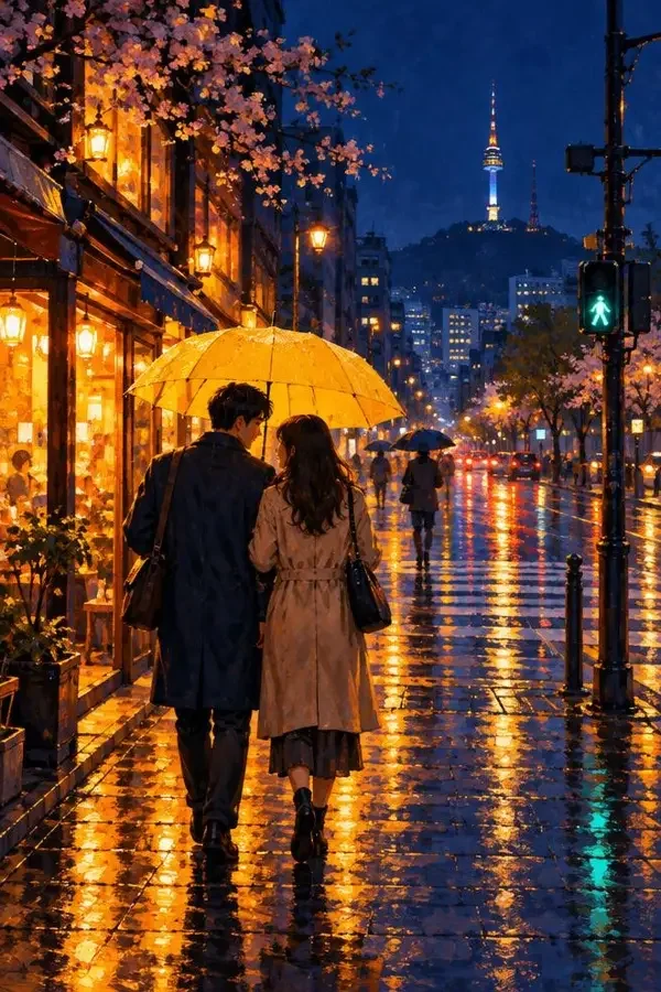 首尔夏雨（爱情，2026）影视模板封面